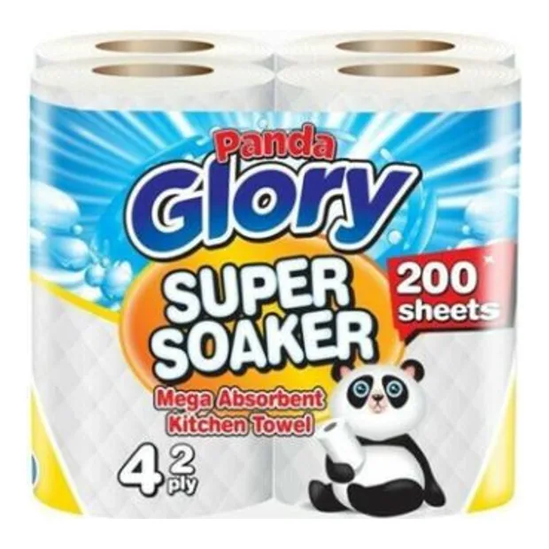 Panda Glory Super Soaker 2 Ply 4x6 Pack