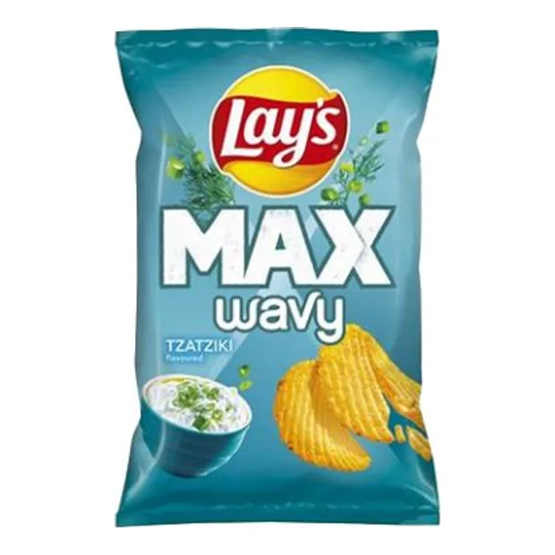 Lays Chipsy Max Wavy Tzatziki