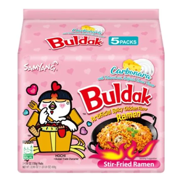 Samyang Buldak Pink Carbonan (8x5 Pack)