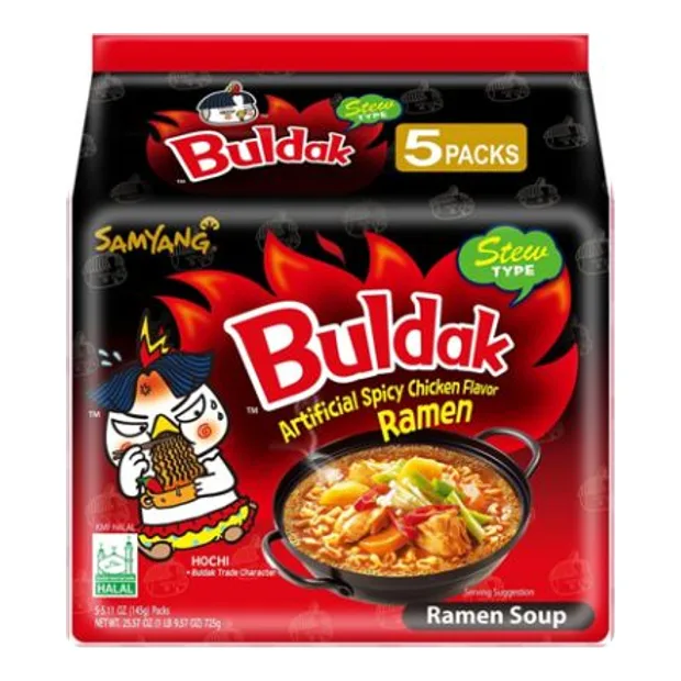 Samyang Buldak Stew Type Ramen (8x5 Pack)