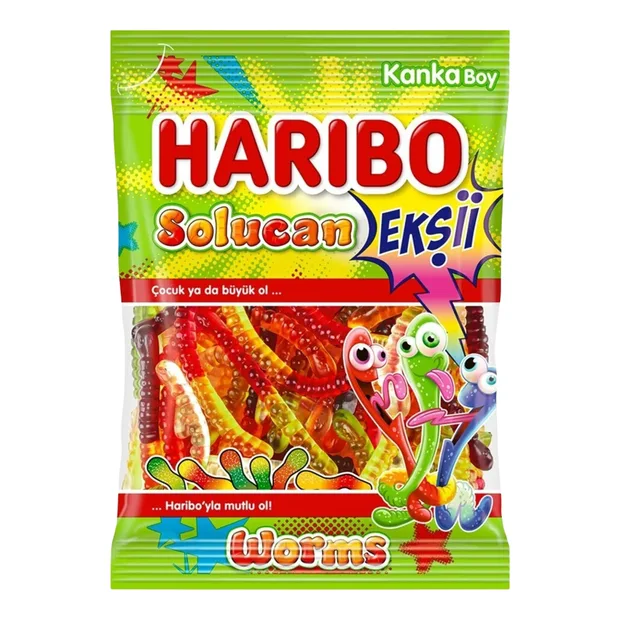 Haribo Fizz Worm(Eksii Solucan)