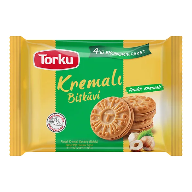 Torku Krem Biskuvi Hazelnut 4 Pack