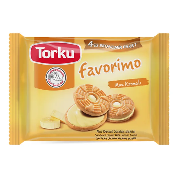Torku Krem Biskuvi Banana 4 Pack