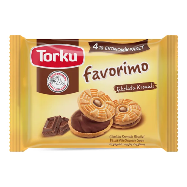 Torku Krem Biskuvi Cacao 4 Pack